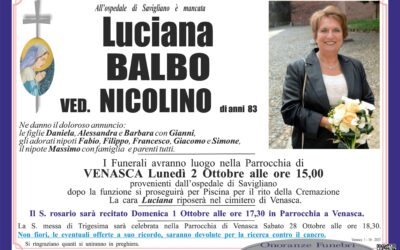Balbo Luciana ved. Nicolino