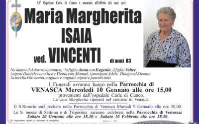 Isaia Maria Margherita ved. Vincenti
