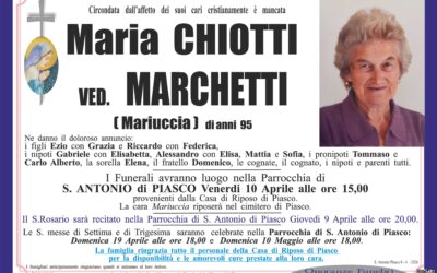 Chiotti Maria ved. Marchetti