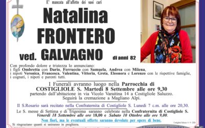 Frontero Natalina ved. Galvagno